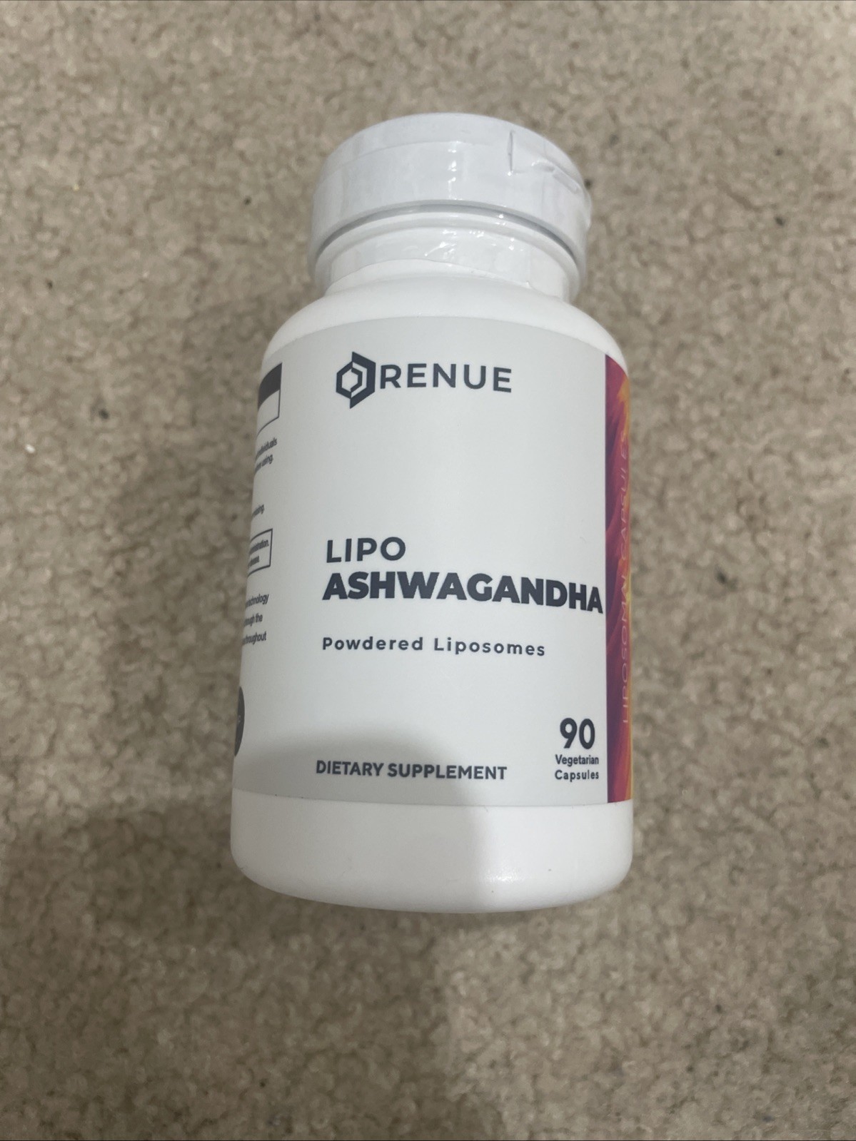 Renue Ashwagandha Liposomal Supplement 90 Capsules Exp. 4/2028