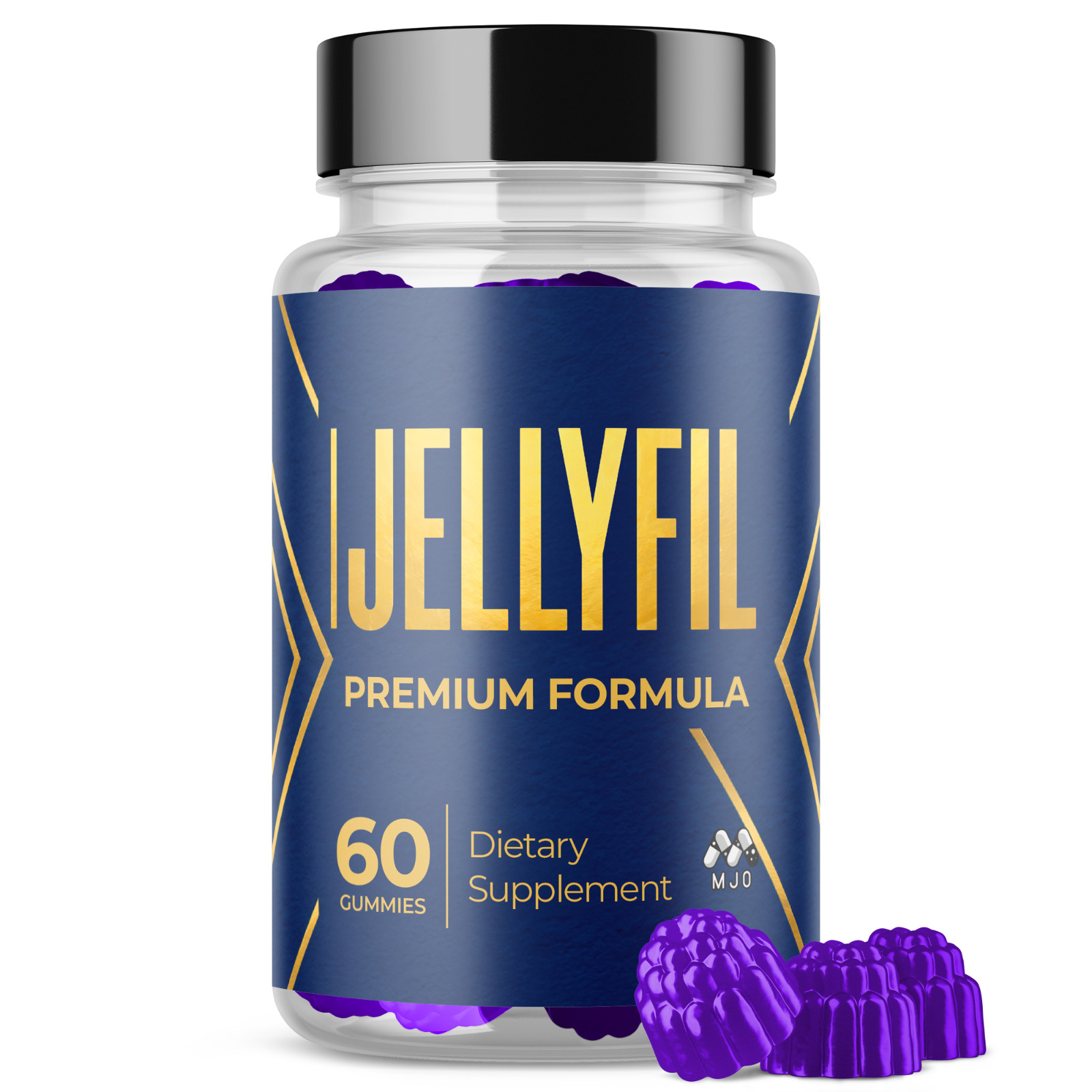 (1 Pack) Jellyfil Male Gummys Advanced Male Health Vitamin Support 60 Gummies