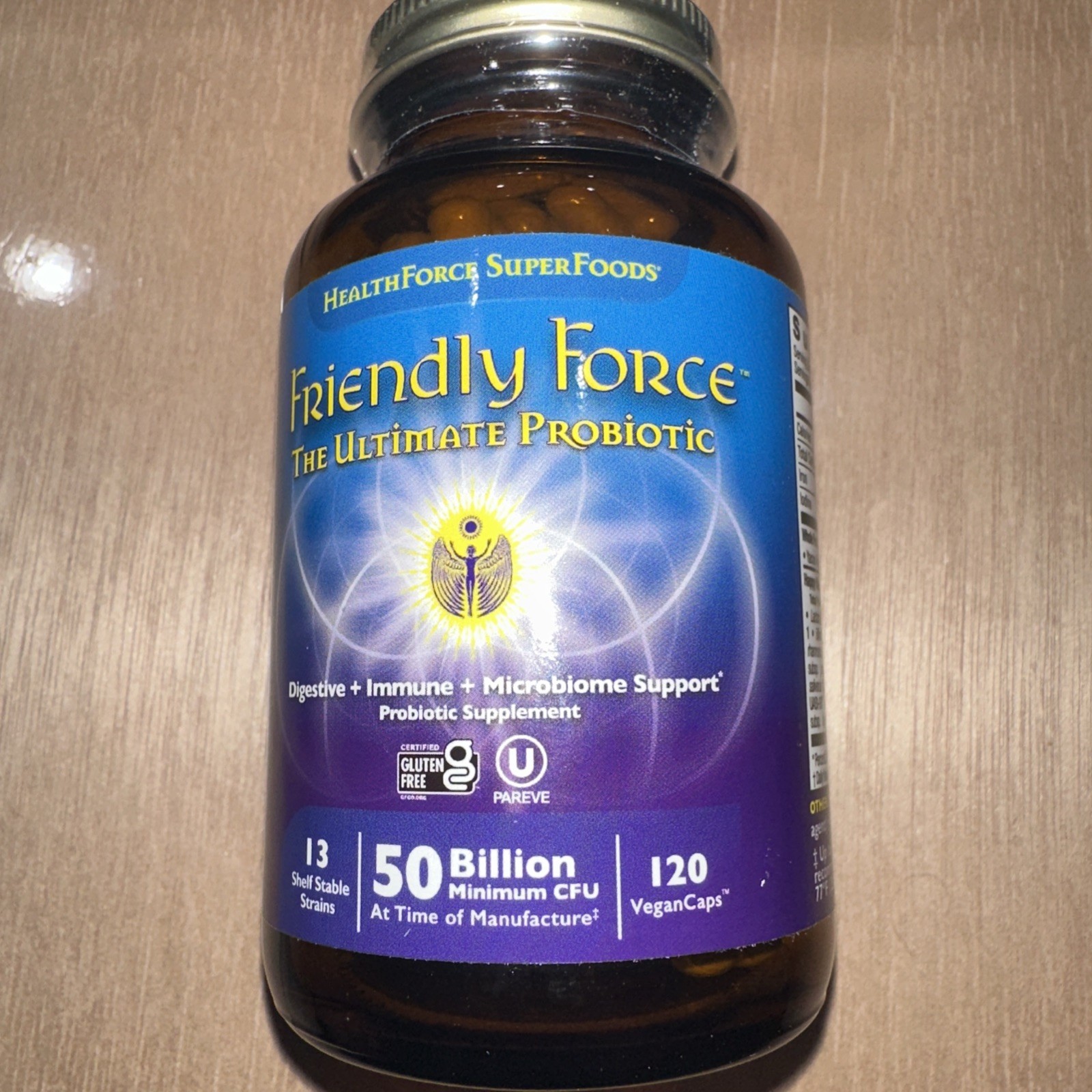 Friendly Force, The Ultimate Probiotic, 50 Billion, 120 Vegan Caps Digestive ⭐️