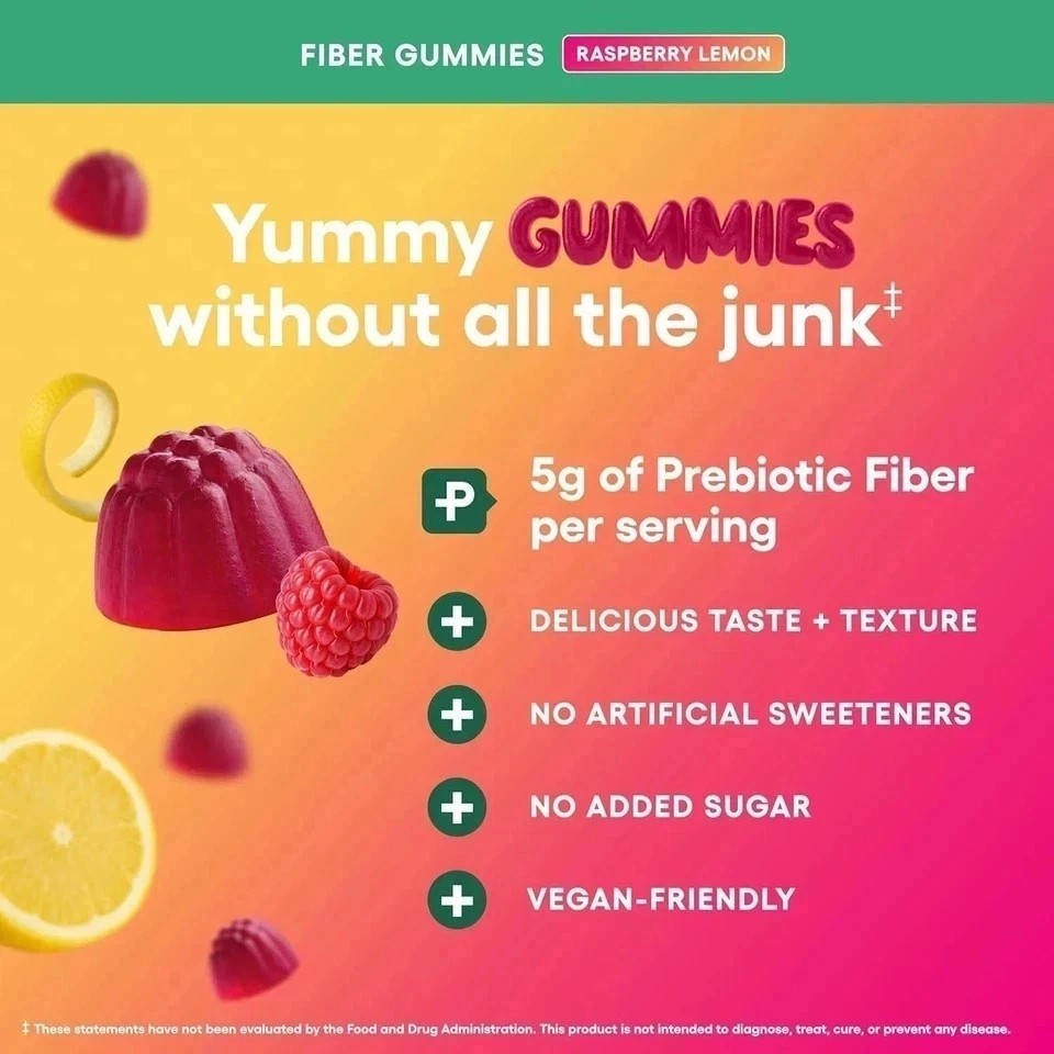 Physician’s Choice Fiber Gummies 3-Pack: Digestive Health & Regularity
