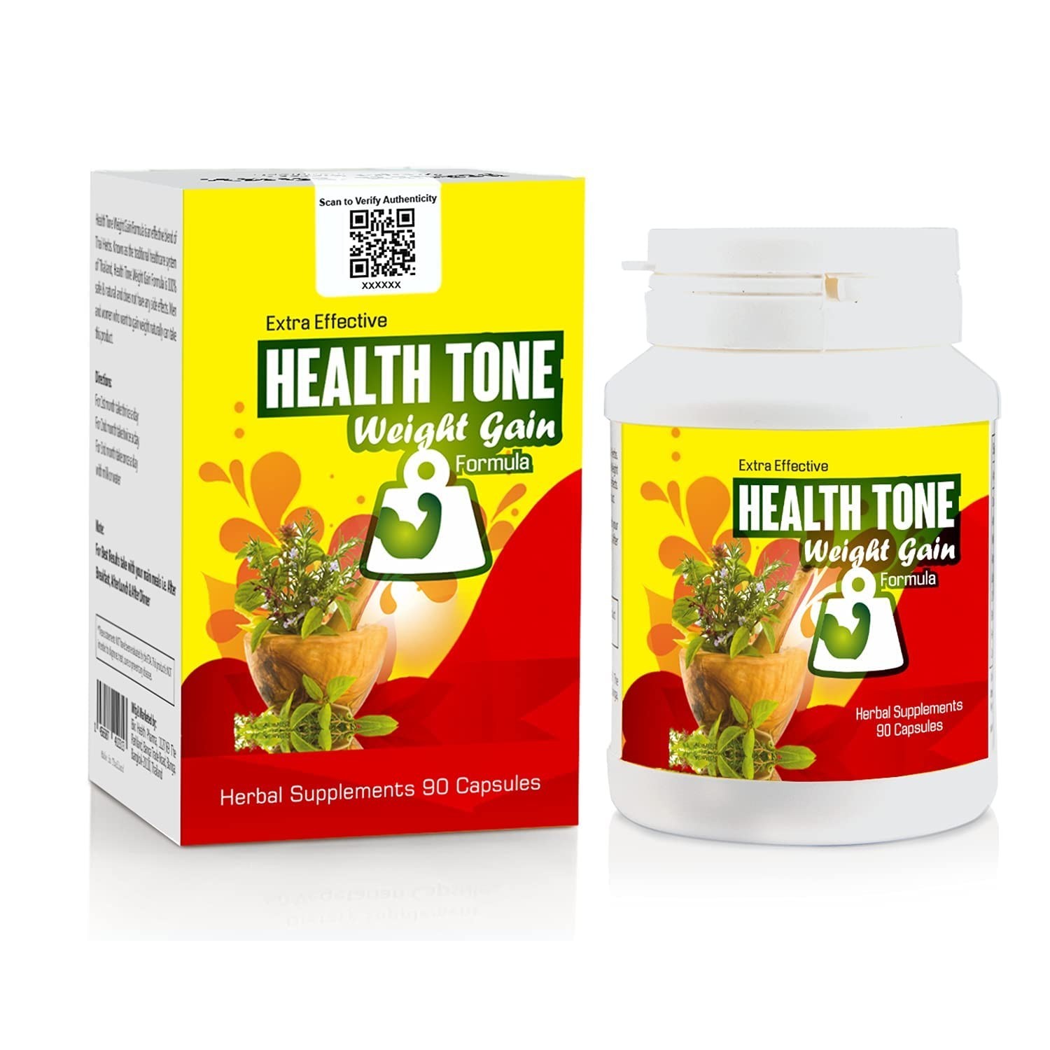 Health Tone Extra Effective Weight Gain CAPSULES LONG EXPIRY