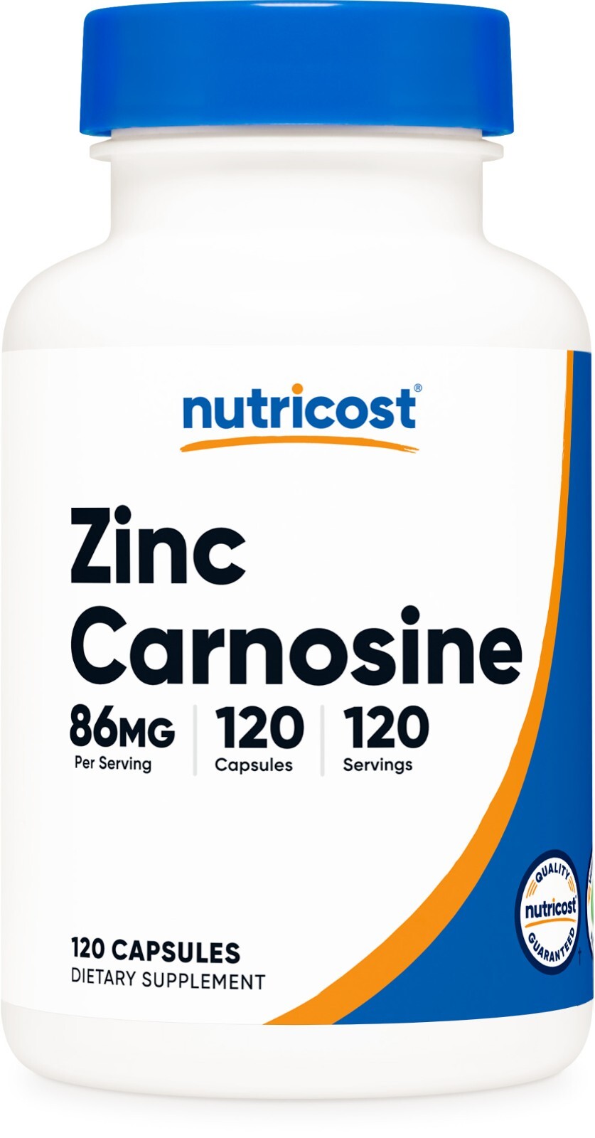 Nutricost Zinc Carnosine 86mg, 120 Capsules – Non-GMO, Gluten Free Supplement