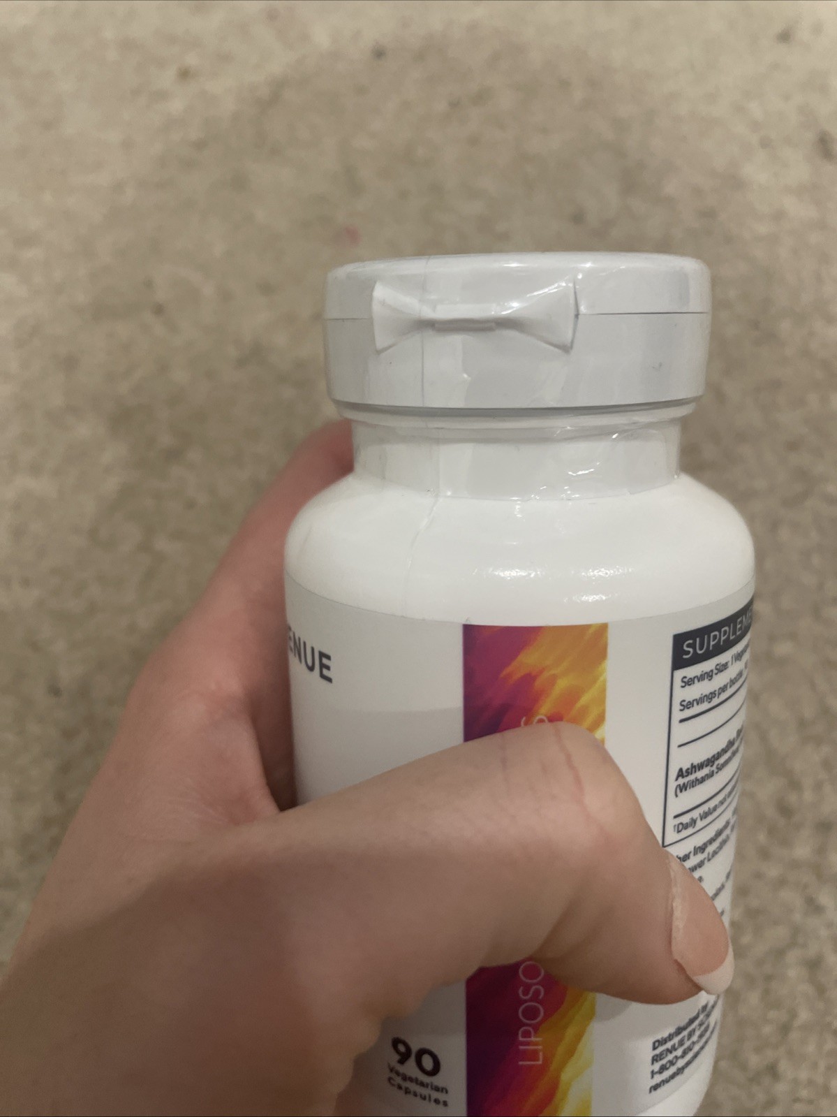 Renue Ashwagandha Liposomal Supplement 90 Capsules Exp. 4/2028