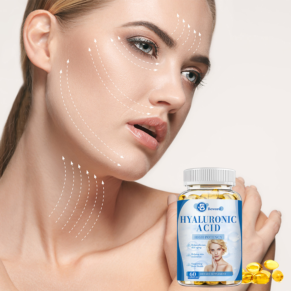 Hyaluronic Acid Capsules With Turmeric | 120 Capsules | Non-GMO & Gluten Free