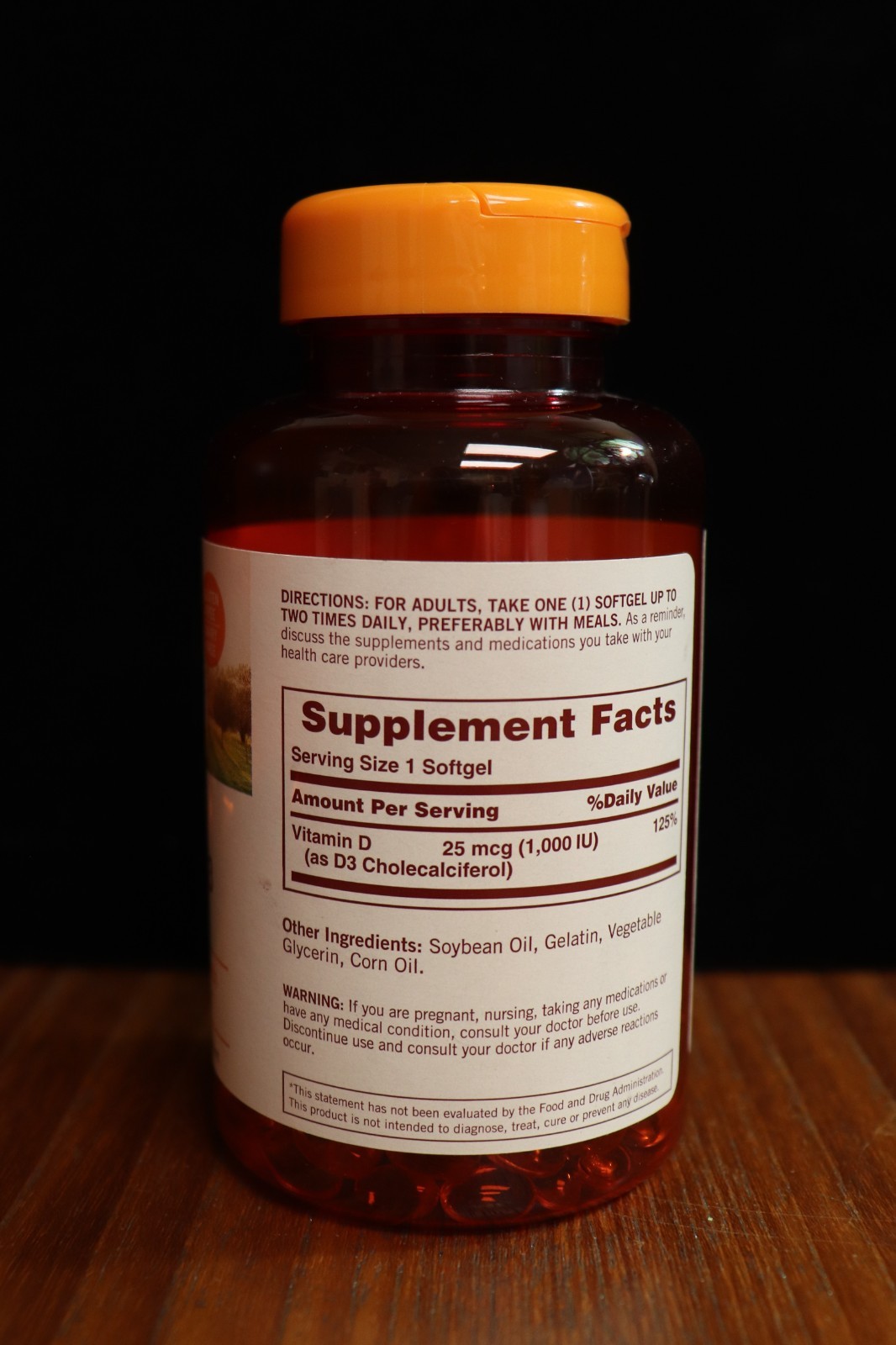400 SoftGels ~ Sundown Vitamin D3 25mcg 1000IU Bones/Teeth/Immune Health 05/2026