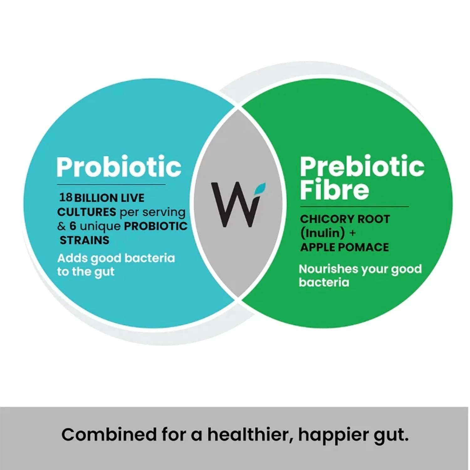 Wellbeing Nutrition Probiotics + Prebiotics – 21 Effervescent Tabs ( Pack of 2 )