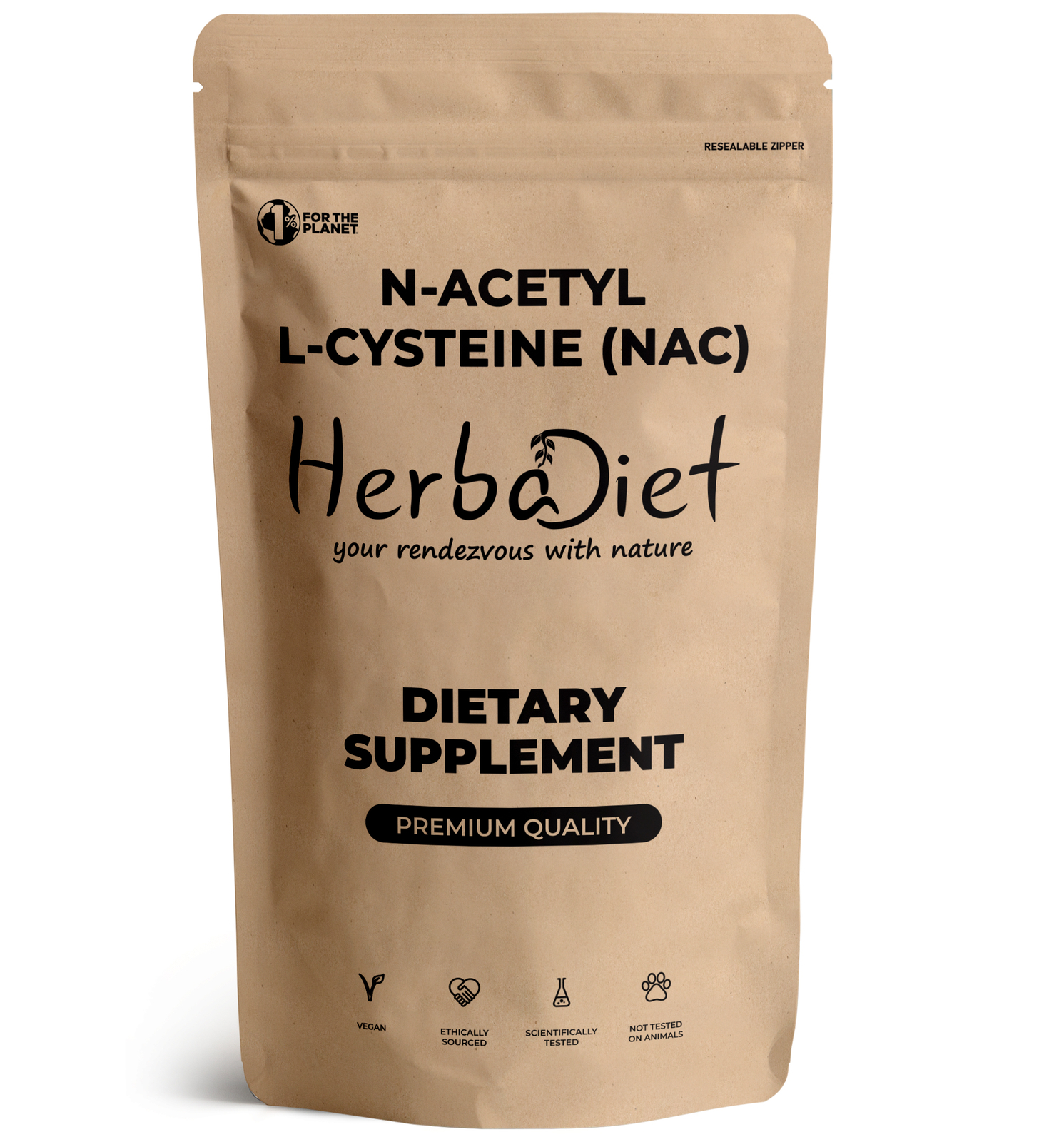N-Acetyl L-Cysteine Powder Pure NAC Powerful Antioxidant Pharma Grade Amino Acid