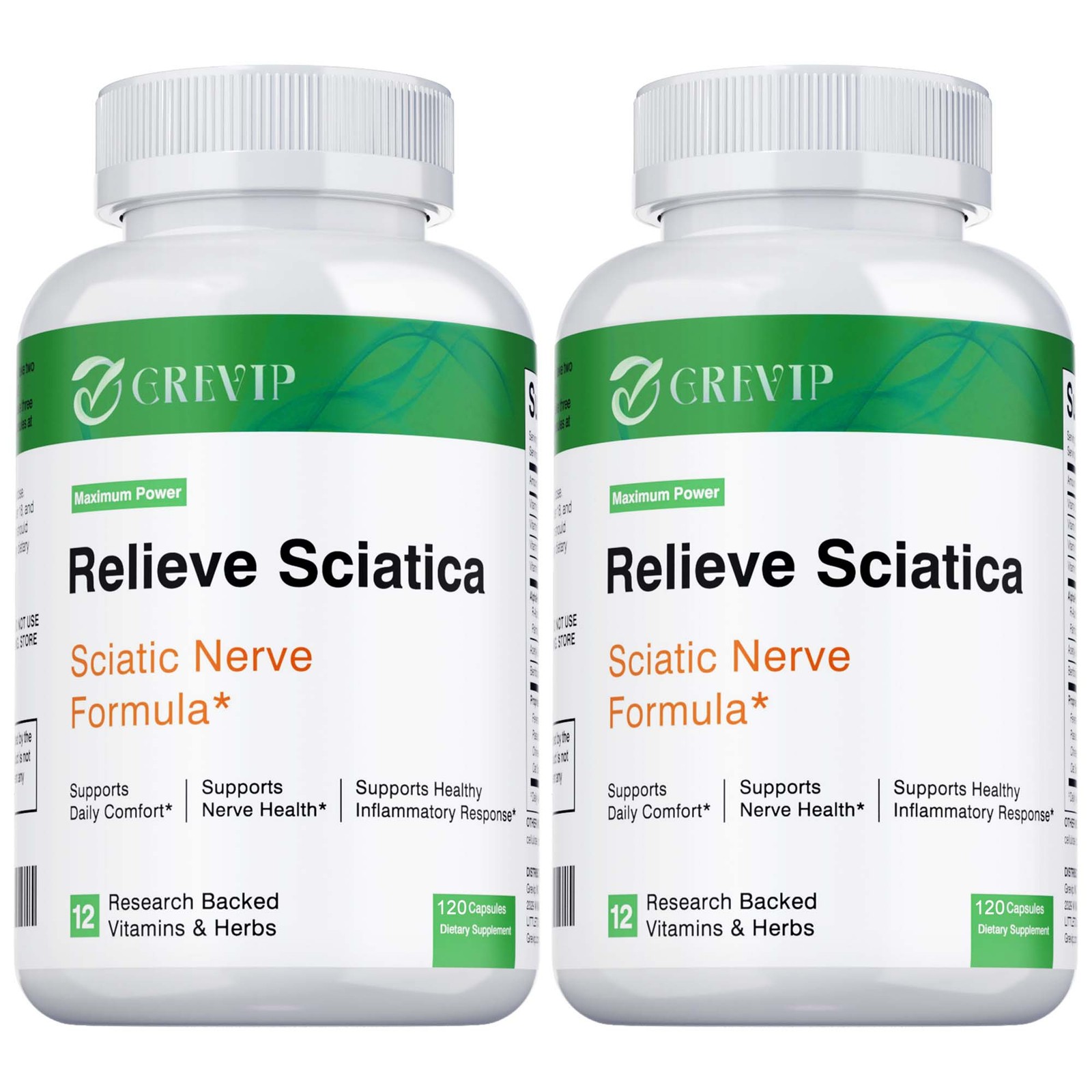 Relieve Sciatica 240pcs – R-ALA,Benfotiamine-Nervous System Health, Relieve Pain