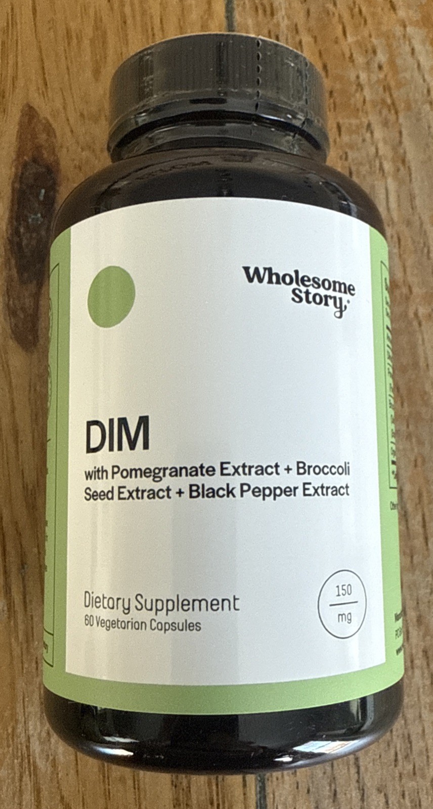 Wholesome Story DIM Supplement Estrogen Hormone Balance Pomegranate Pepper