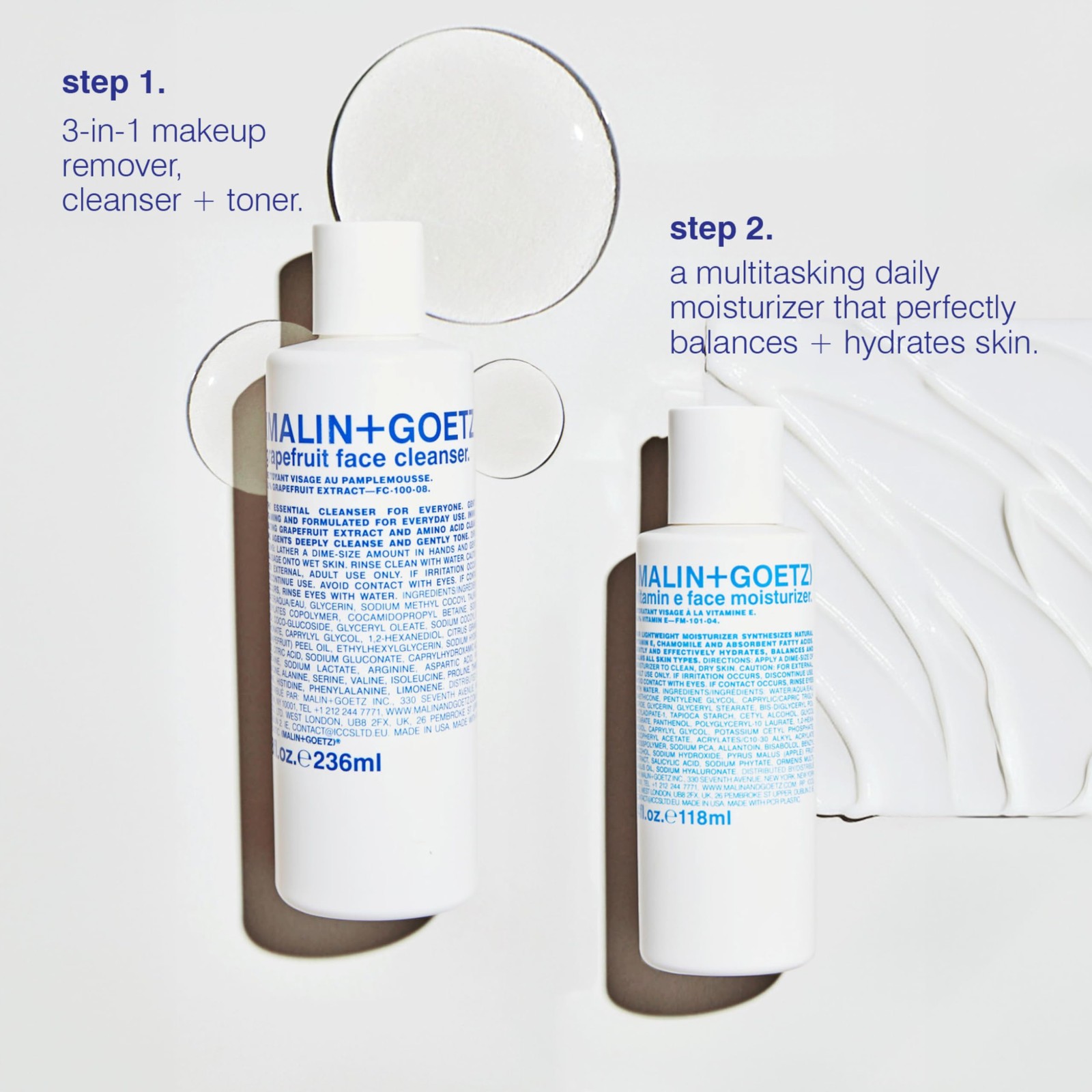MALIN+GOETZ Vitamin E Face Moisturizer | 4 Fl Oz (Pack of 1), Multi
