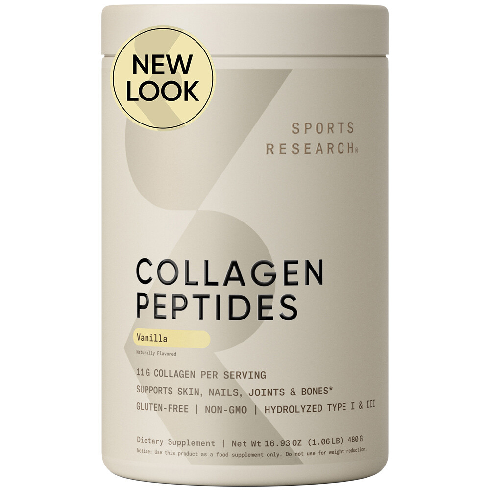 Collagen Peptides Vanilla Bean Hydrolyzed for Healthy Skin & Joints 16.89oz