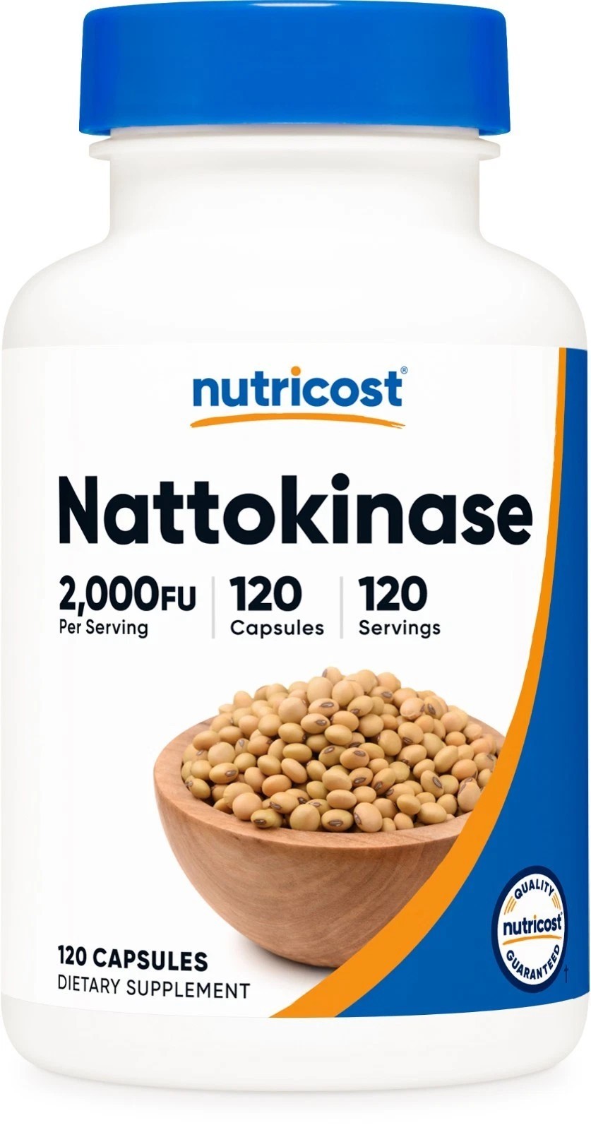 Nutricost Nattokinase 2,000FU, 120 Capsules – Gluten Free, Non-GMO, Vegetarian