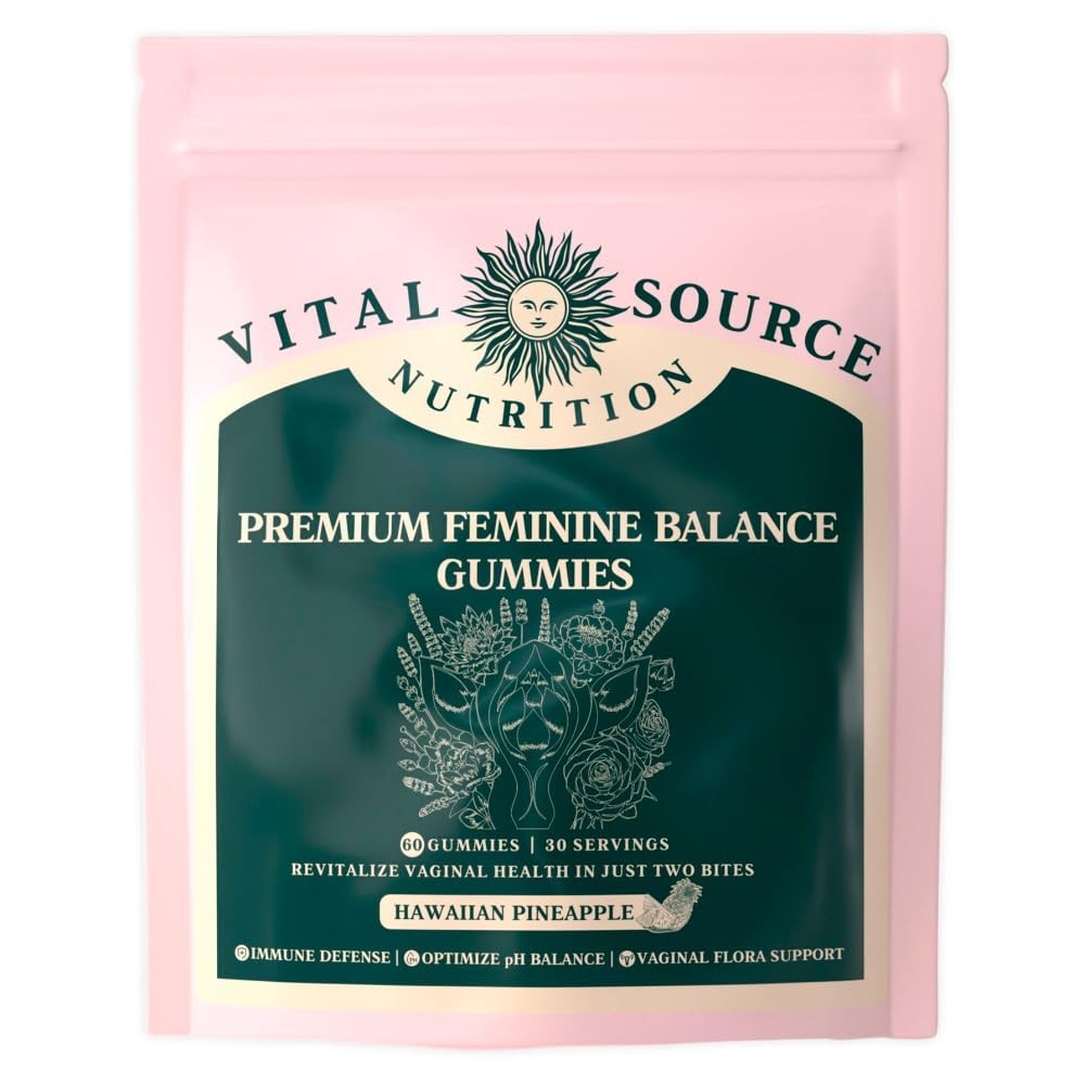 Vaginal Probiotic Gummies for Women – pH Balance and Immune Defense, Support …
