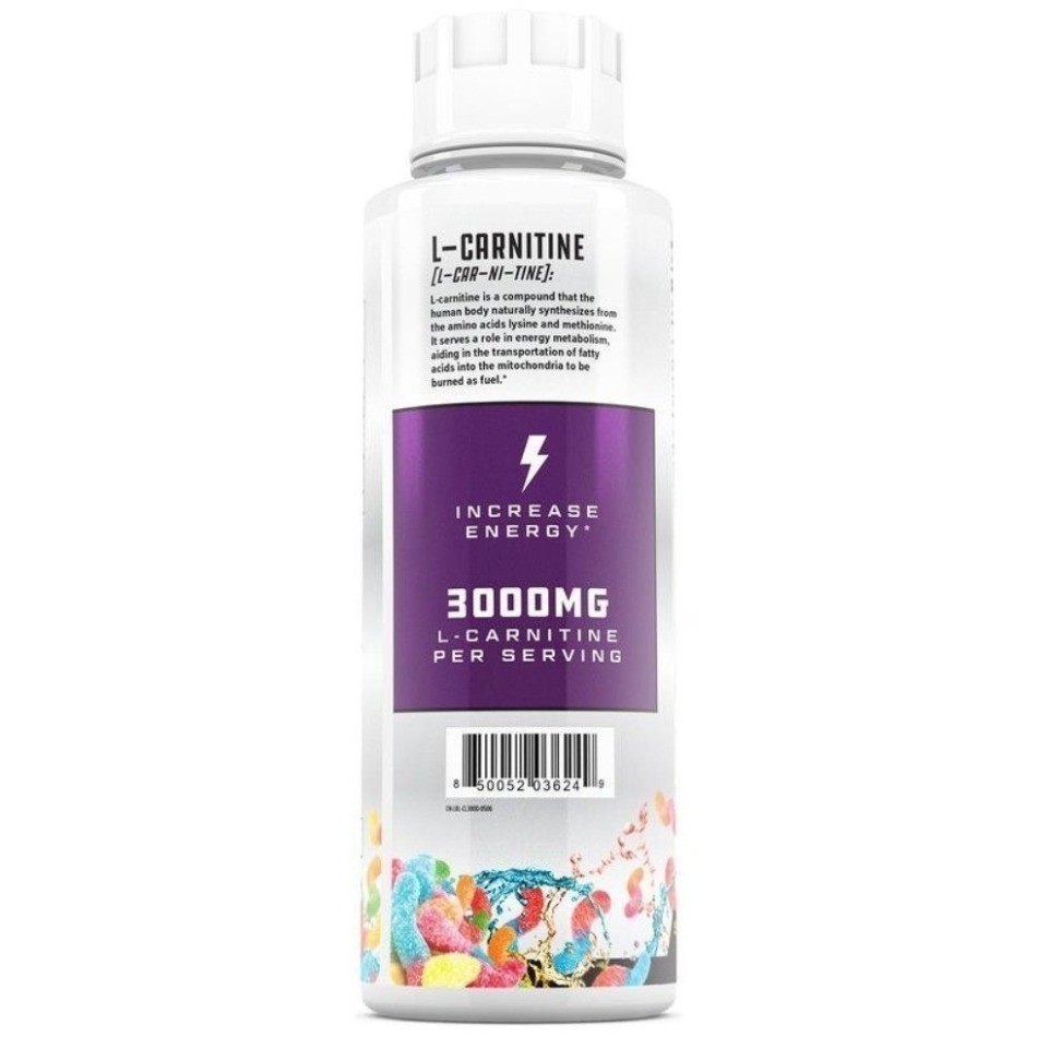 Cutler Nutrition Liquid Carnitine 3000mg Sour Candy 31 Servings various flavors
