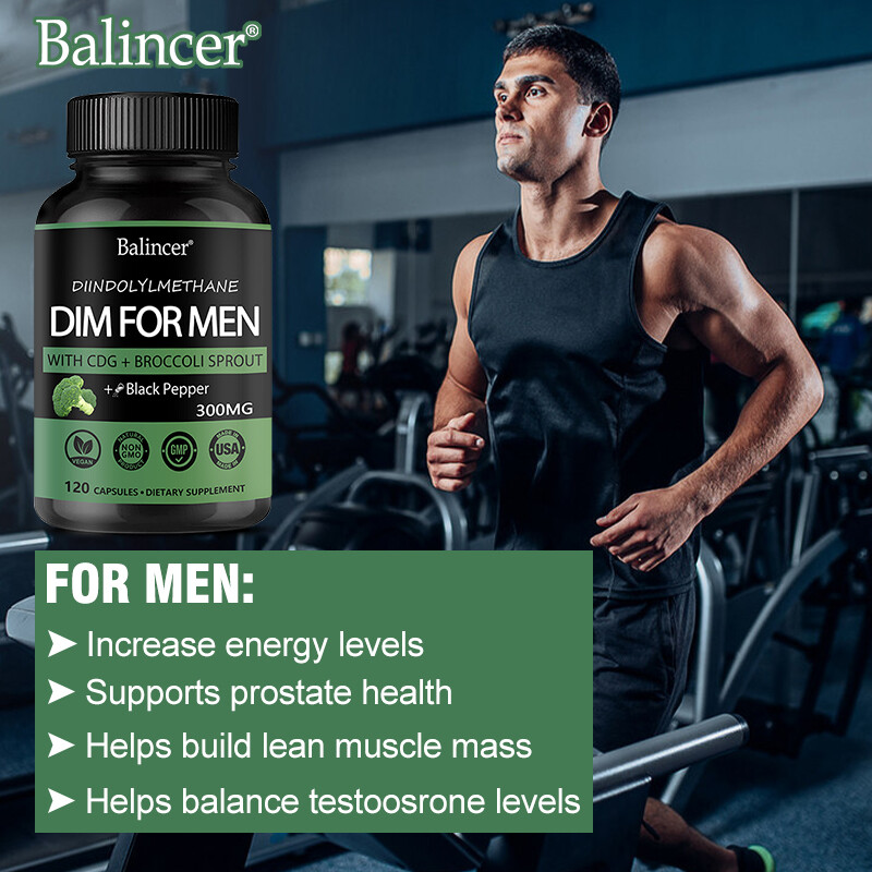 DIM(Diindolylmethane) 300mg-with Black Pepper-Premium Hormonal Support Formula