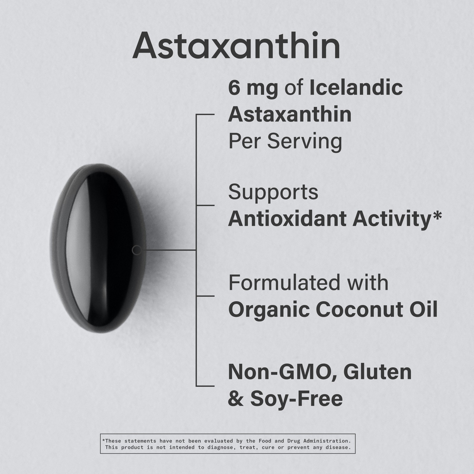 Astaxanthin Supplement from Algae – For Antioxidant Activity, Skin & Eye Health