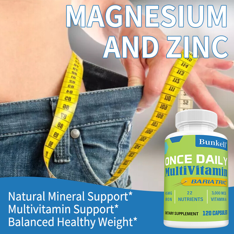 Once Daily Bariatric Multivitamin Capsule with 45 mg of Iron 30/60/120 Caps