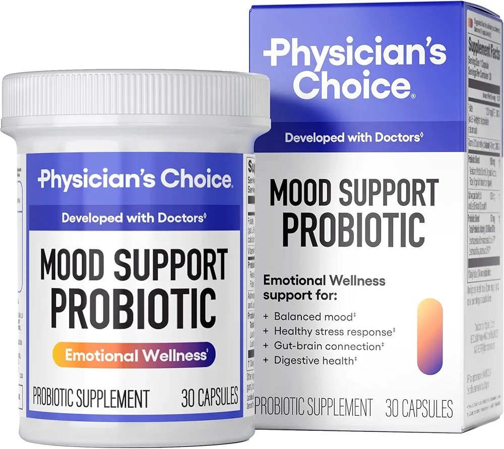 Physician’s Choice Mood Support Probiotic 30 Capsules Exp 03/11/2027