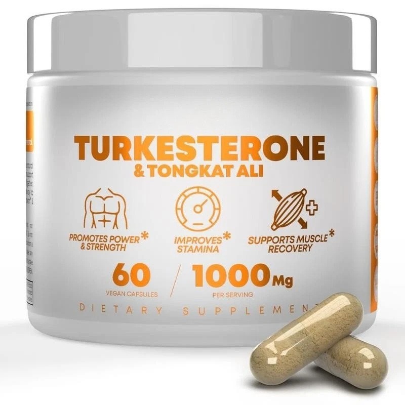 Turkesterone 1000 Mg Natural Capsules Supplement Muscle Growth & Recovery 60 Pcs