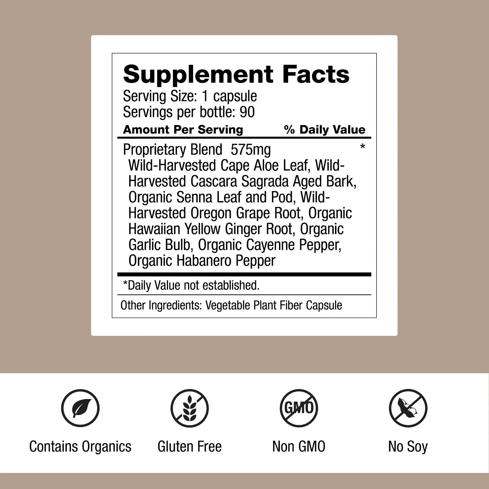 Authentic Dr. Schulze’s Intestinal Formula #1 – Colon Support 90 Count EXP 2027