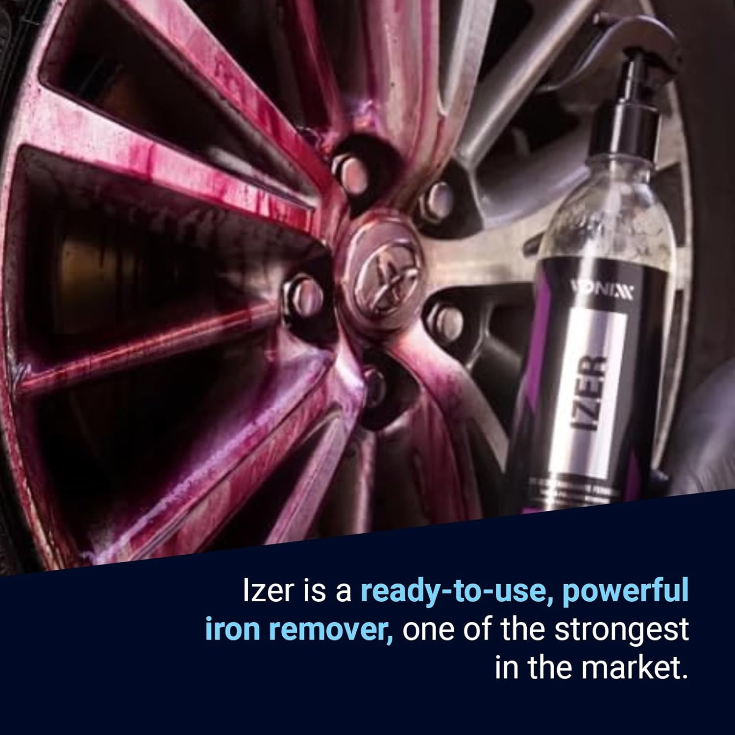 Izer Iron Remover Spray | Ph-Neutral, Non-Acidic Formula | Easy Application | Re