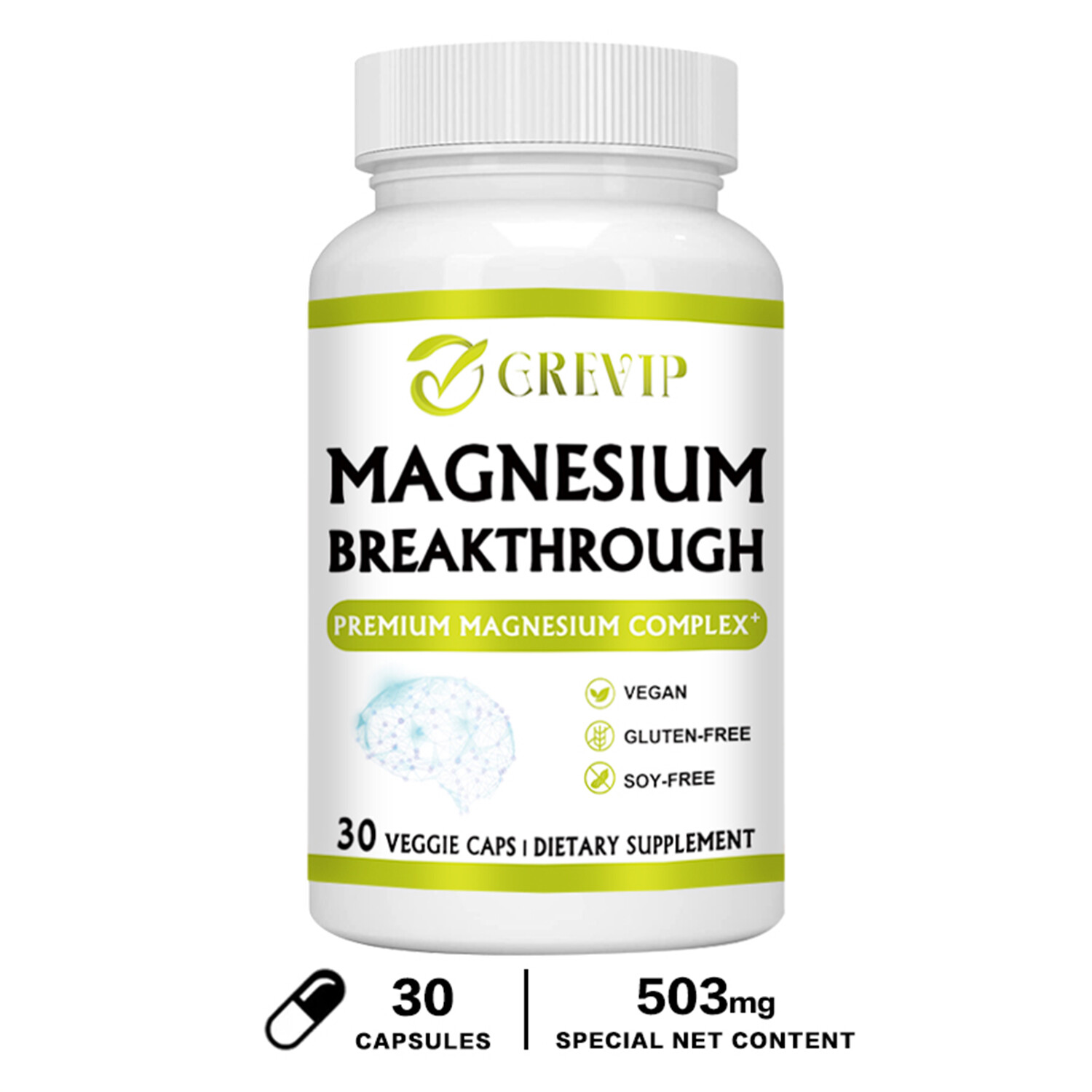 Magnesium Breakthrough 503mg – Cognitive Function, Sleep Aid – Magnesium Chelate