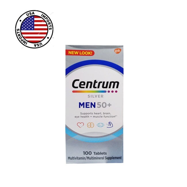 Centrum Silver Men 50 Plus – 100 Tablets