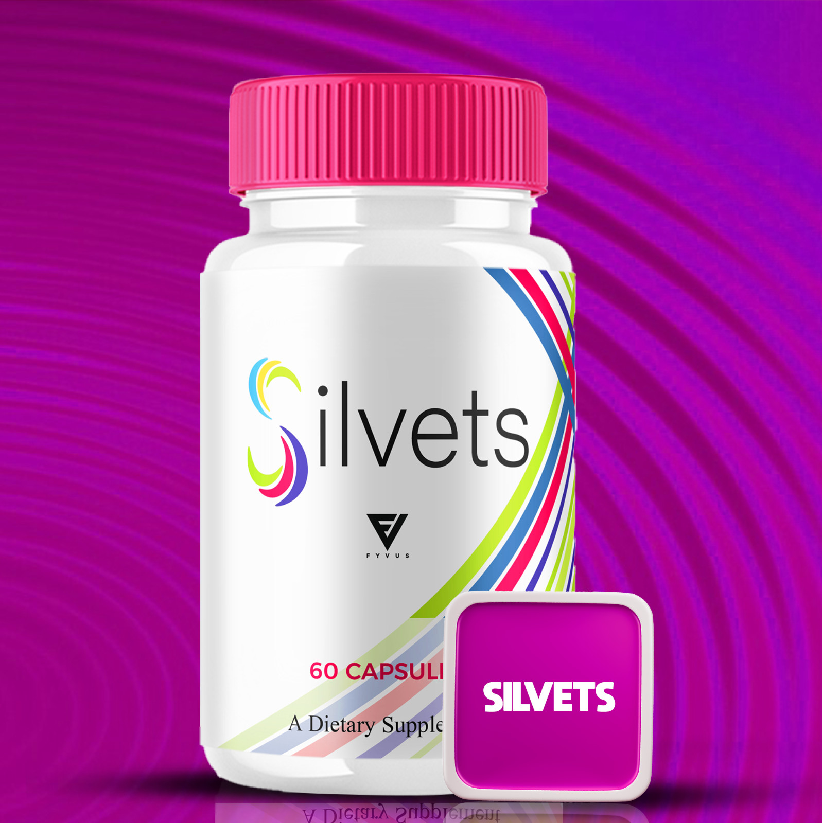 (5 Pack) Silvets Maximum Strength Supplement Silvetts Capsules (300 Capsules)
