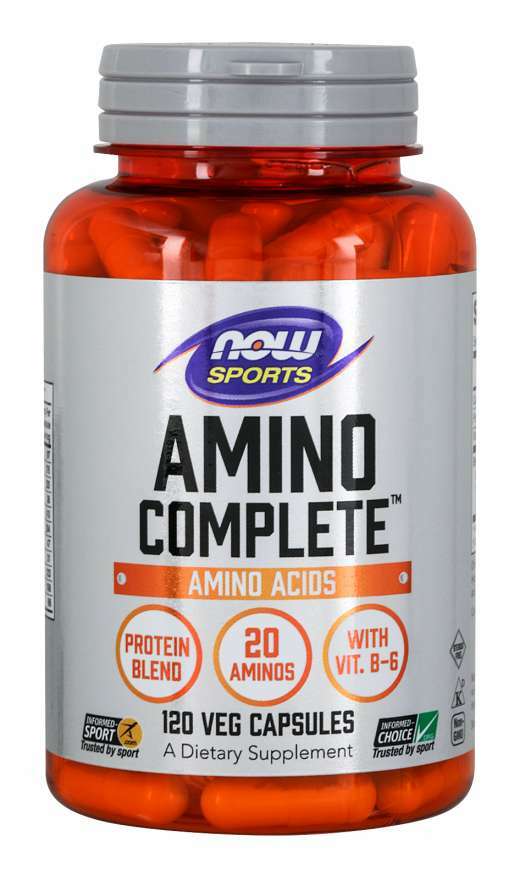 Now Foods Amino Complete 120Caps L-Tryptophan/L-Arginine/L-Ornithine/L-Glutamine
