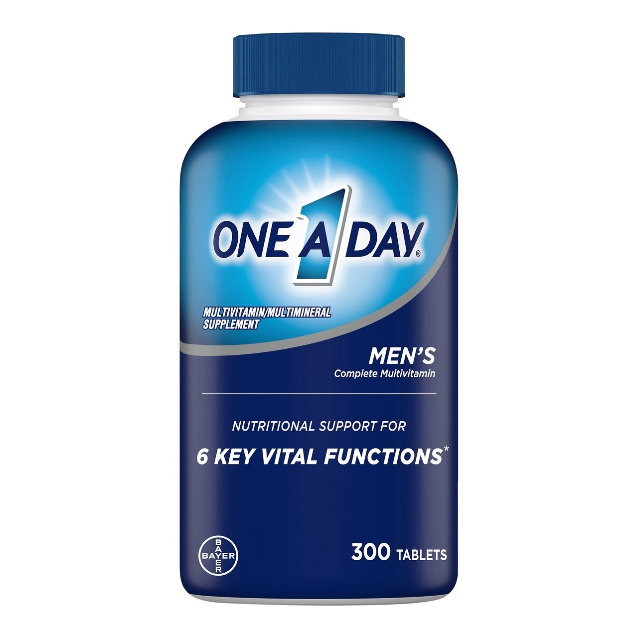One A Day Men’s Complete Multivitamin 300 Tablets Energy Immune Heart