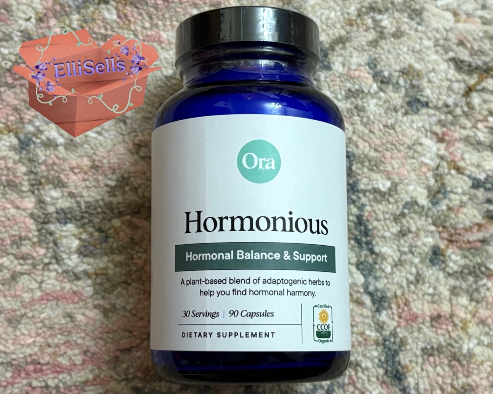 Ora Hormonious Organic Hormonal Balance & Support for Women 90 Ct New