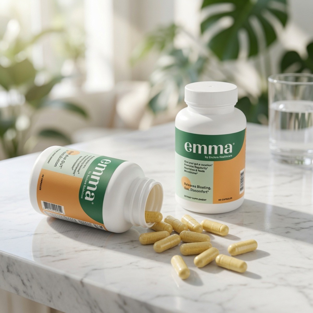 Emma Gut Health Supplement 60 Capsules – Bloating & Digestion Support