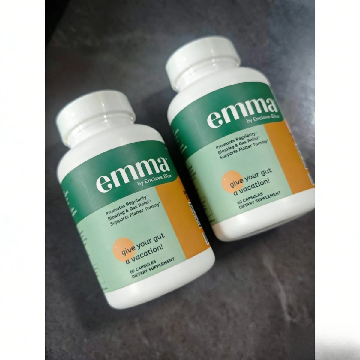 2-bottle Emma Gut Health: Complete Digestive Support & Colon Cleanse
