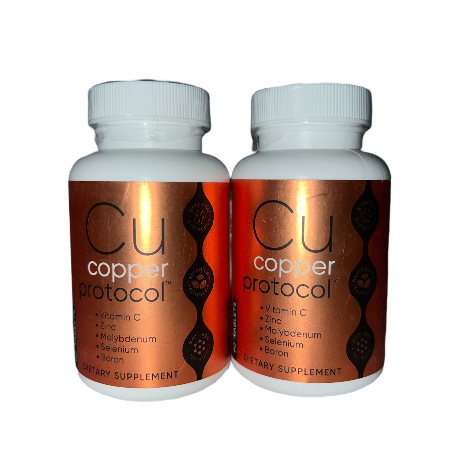 2x Copper Supplements for Women & Men 90 Capsules – Energy & Immune Boost