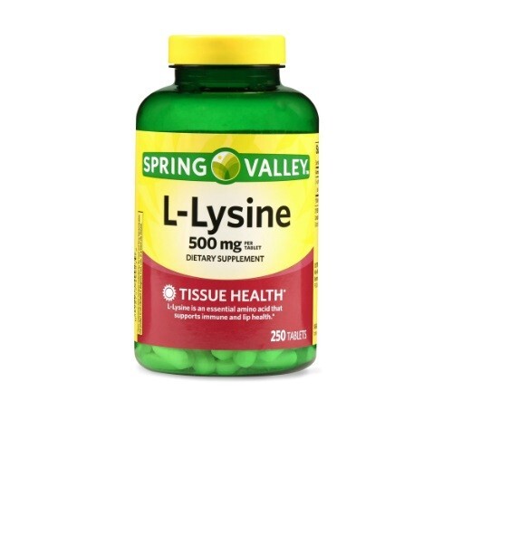 Spring Valley L-Lysine Tablets 500 mg 250 Ct