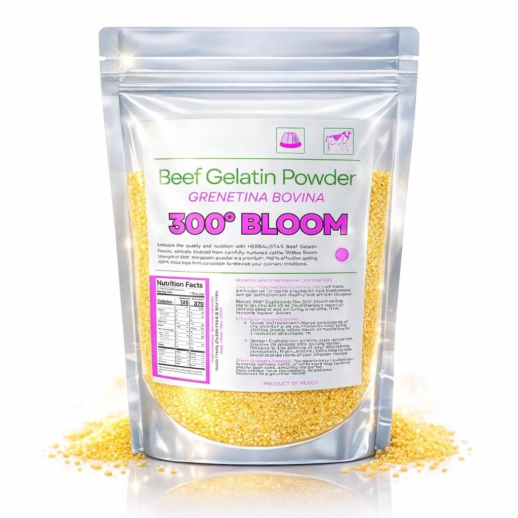 Beef Gelatin Powder 300 Bloom 1lb Unflavored Grenetina Thickener Mexico