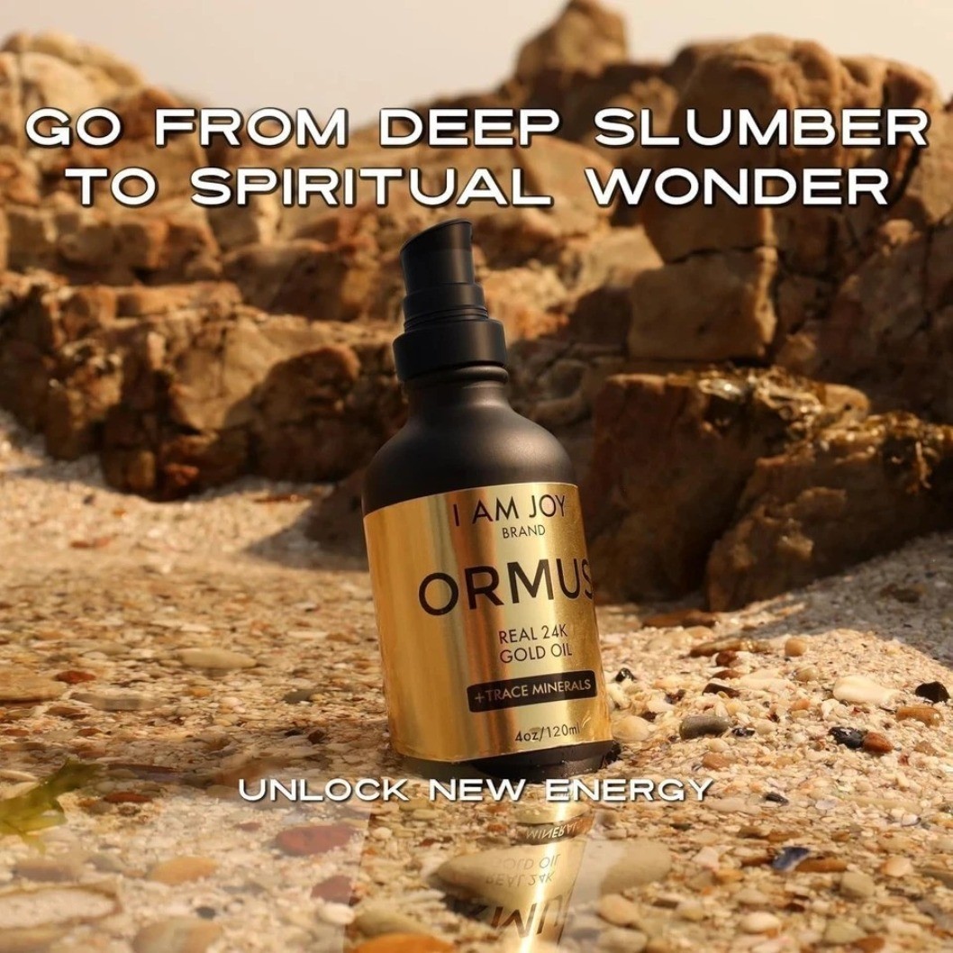 I am Joy Ormus Gold Oil Monoatomic Decalcify Pineal Gland Repair DNA 120ml 4oz