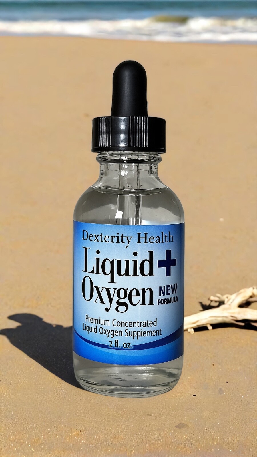 LIQUID OXYGEN DROPS 1 BOTTLE 2 OZ NEW FORMULA ADVANCED ENERGY HEALTH