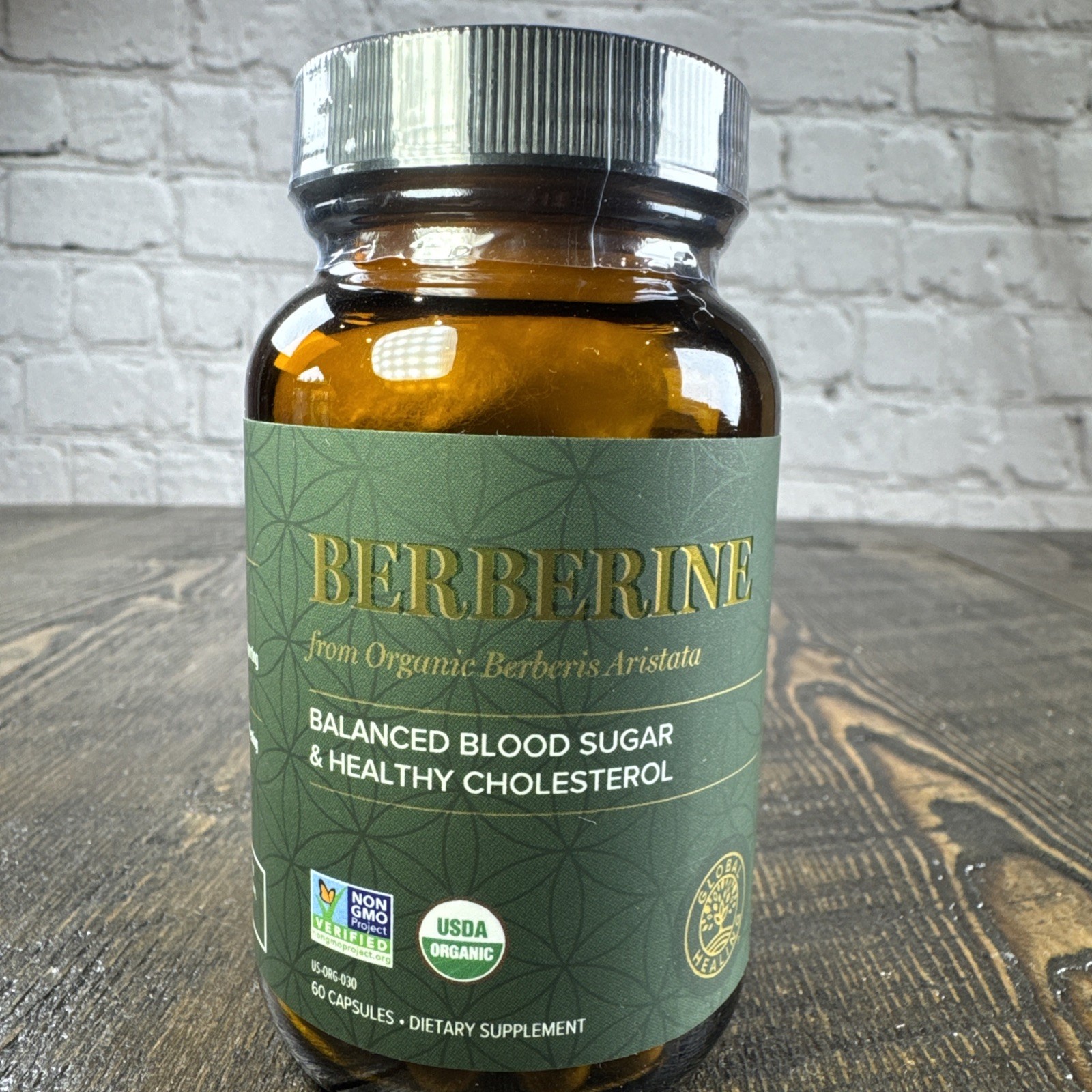 Global Healing Organic Berberine, Ceylon Cinnamon & Black Pepper – 1200mg