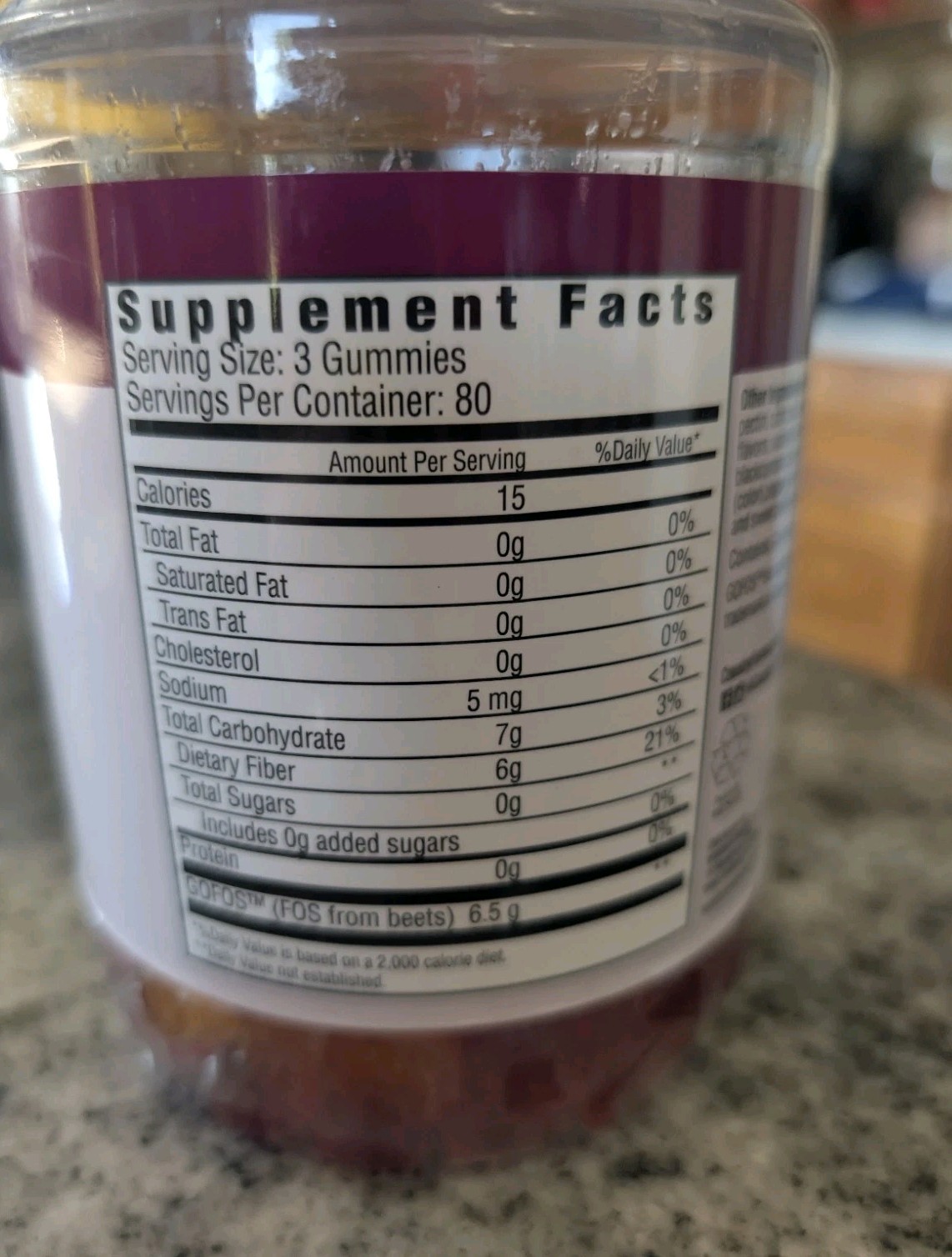 Country Farms Fiber Care 240 Prebiotic Fiber Gummies Mixed Fruit EXP 01/2028