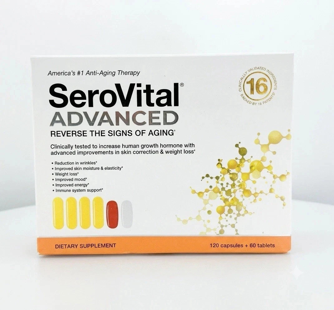 SeroVital Advanced 120 Capsules + 60 Tablets – Anti-Aging Dietary Supplement