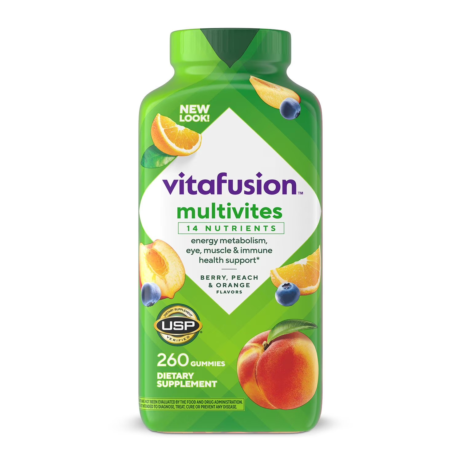 260 Ct. Vitafusion Multivites Adult Daily Multivitamin Exp:01/27 for Men, Women