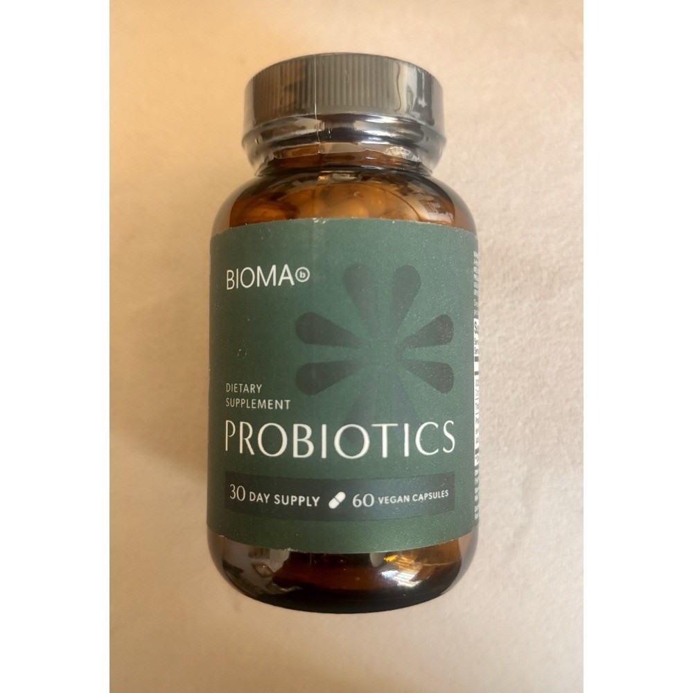 BIOMA Synbiotic Probiotics (Pre+Pro+Postbiotics), 60 Capsules