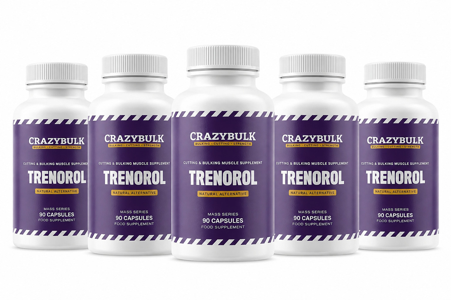CrazyBulk TRENOROL Cutting Muscle Strength Crazy Bulk – 90 Capsules | Pack Of 5