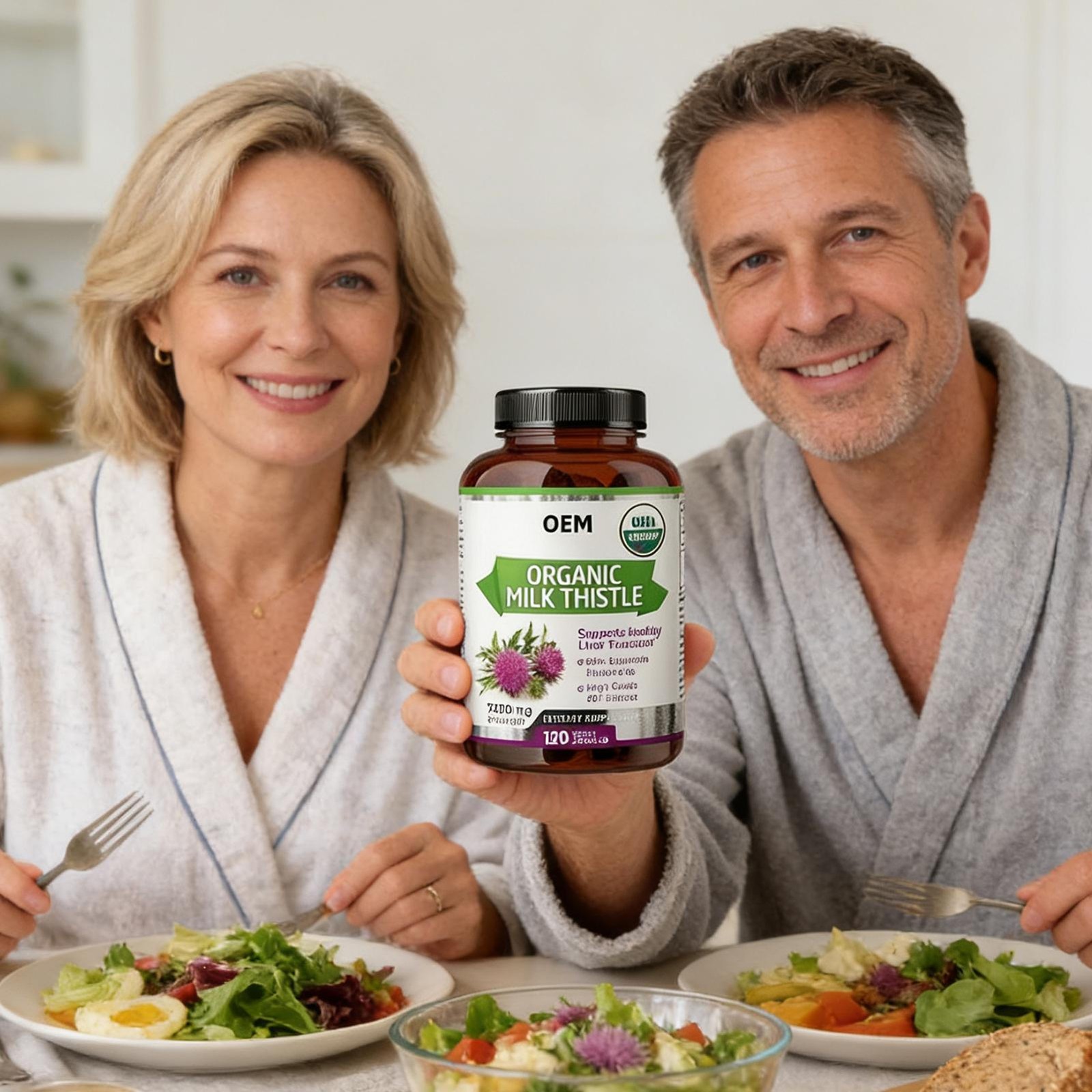 Advanced Organic USDA Milk Thistle 7500mg 120 Vegan Caps 80% Silymarin Liver Cle