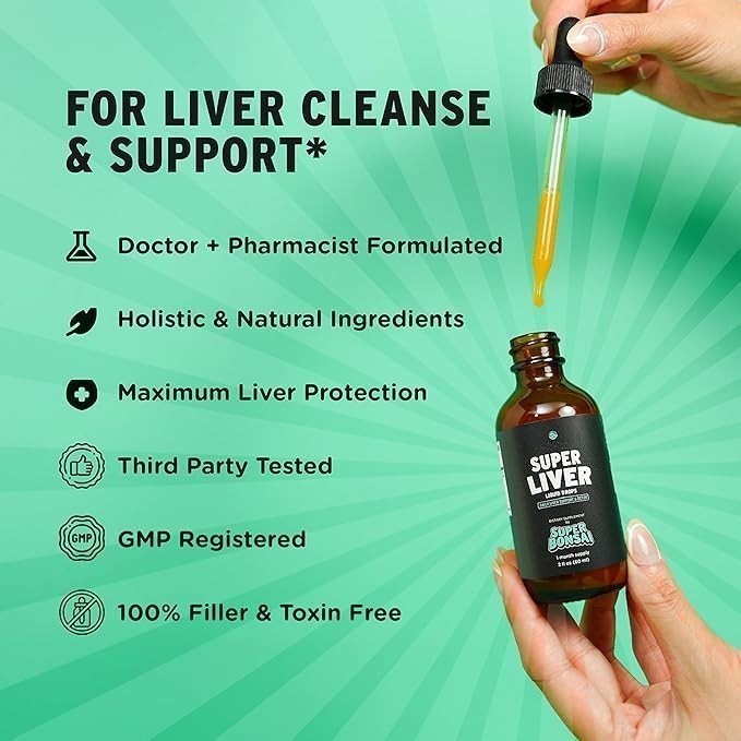 Super Liver Support with Milk Thistle-All Natural Liver Cleanse Detox&Repair Aid