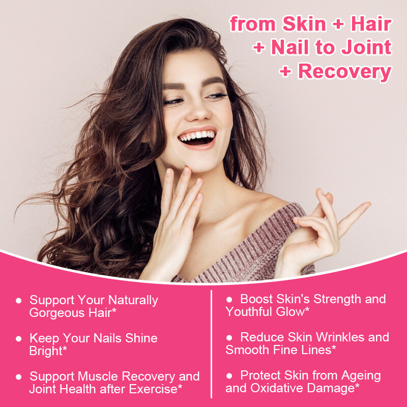 Glutathione Collagen Skin Whitening Pills Anti Aging Strengthen Bones 120 Pcs