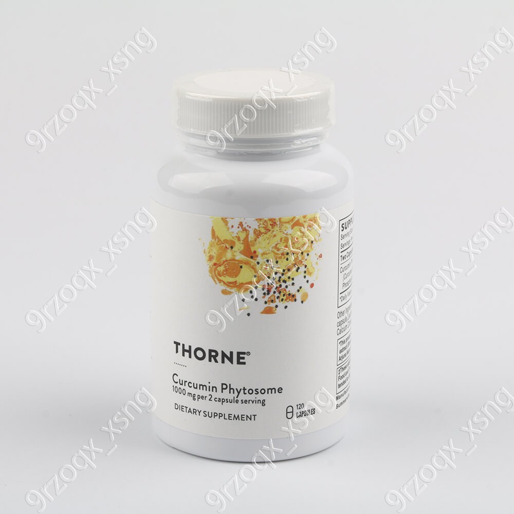 Thorne Sealed Curcumin Phytosome 1000 Mg Vitamin, 120 Caps Exp 06/28