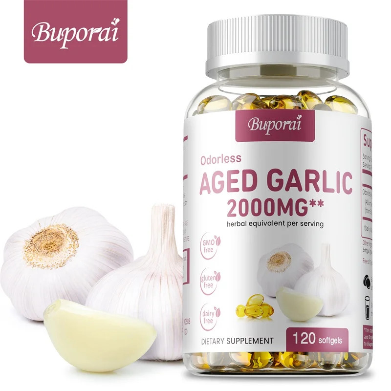 Aged Garlic 120pcs – Respiratory and Heart Health, Cleansing and Detoxification