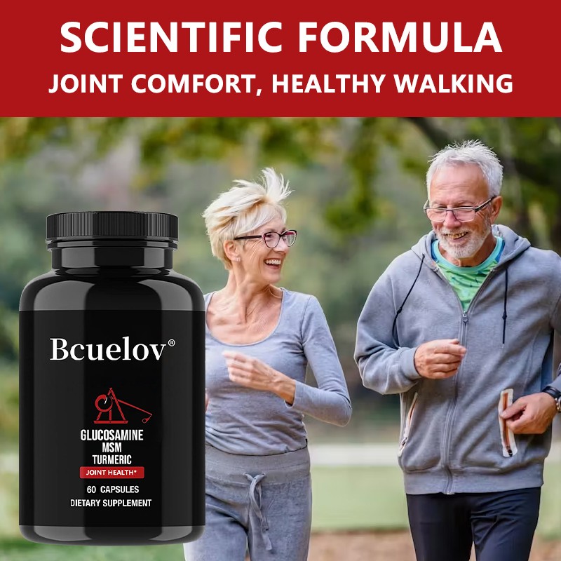 Glucosamine Msm Turmeric Healthy Bones & Comfortable Joints 30/60/120 Capsules